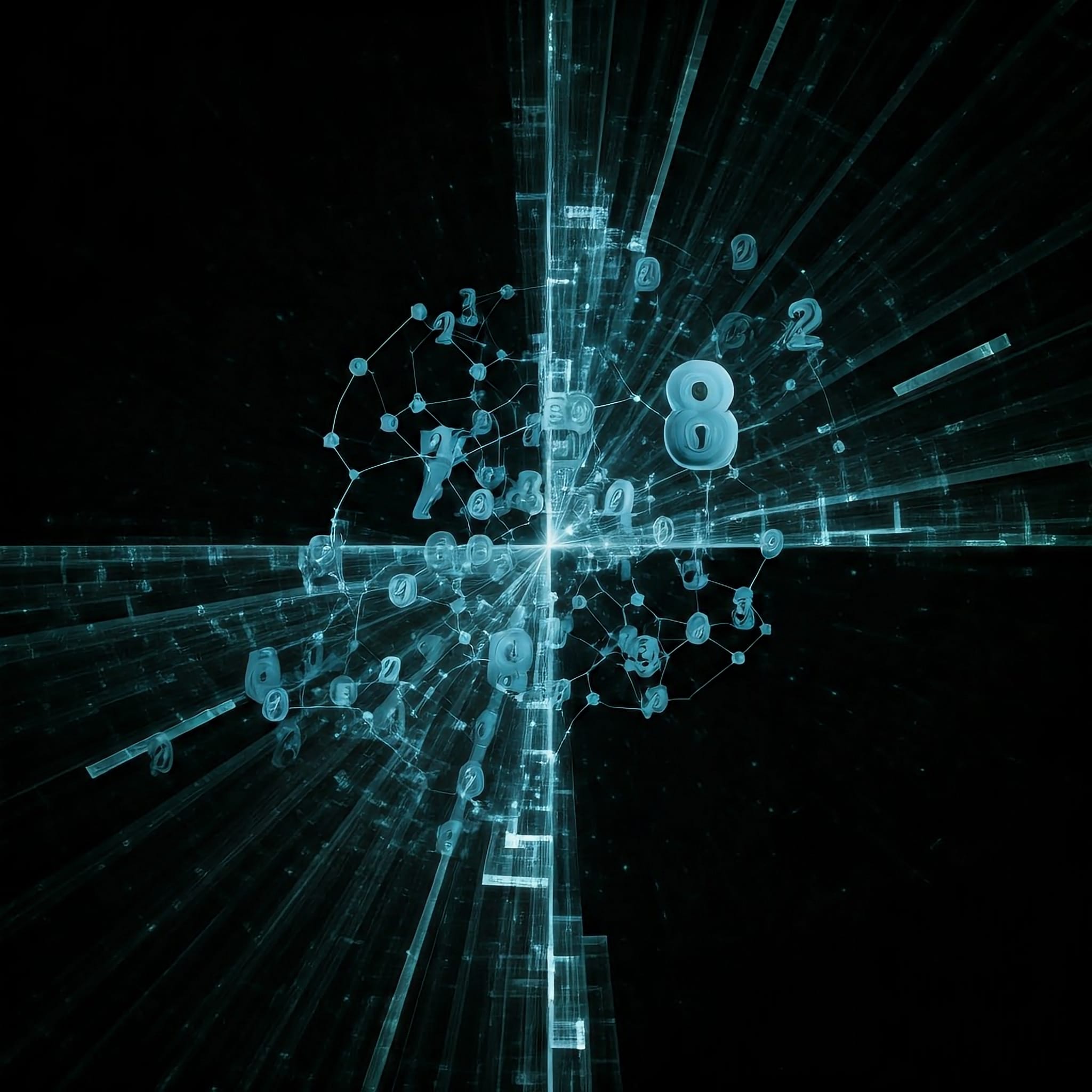 Abstract visual of interconnected nodes and flowing energy, representing operators in a system.